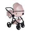 Junama S Class Pink luxury stroller rear view showing durable chassis
