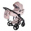 Junama S Class Pink luxury baby stroller main view with elegant pink design