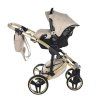 Junama Hearts Beige Gold car seat front view