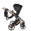 Junama Hearts Black Cooper stroller shopping basket for everyday baby essentials