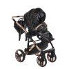 Junama Hearts Black Cooper front swivel wheels with lock system for better control