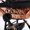 Junama Hearts Black Cooper luxury baby stroller carrycot detail