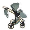 Junama Hearts Green Gold stroller sport seat main view for toddlers