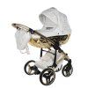 Junama Hearts White Gold stroller wheels designed for smooth and stable ride