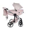 Junama Dolce Pink Silver stroller chassis with lightweight aluminium frame