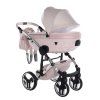 Junama Dolce Pink Silver stroller wheels designed for smooth and stable ride