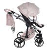 Junama Dolce Pink Silver stroller shopping basket for everyday baby essentials