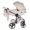 Junama College Beige luxury baby stroller main view with elegant beige design