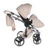 Junama College Beige front swivel wheels with lock system for better control