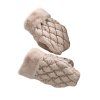 Junama College Beige stroller gloves keeping the baby warm in colder weather