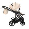 Junama Space V3 Beige stroller used outdoors on different terrain