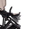 Junama Space V3 Beige stroller with comfortable adjustable footrest