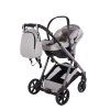 Junama Space V3 Grey with installed car seat