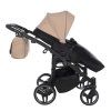 Junama Duo V3 Beige stroller handle with eco leather finish for comfortable grip