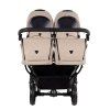 Junama Duo V3 Eco Beige premium stroller front view with beige finish
