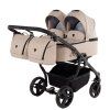 Junama Duo V3 Eco Beige stroller wheels designed for smooth and stable ride
