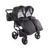 Junama Duo V3 Eco Black stroller leg cover keeping baby warm in colder weather