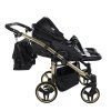 Junama Duo V3 Eco Black Gold stroller sport seat main view for toddlers