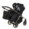 Junama Duo V3 Eco Black Gold stroller wheels designed for smooth and stable ride