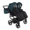 Junama Duo V3 Green stroller leg cover keeping baby warm in colder weather