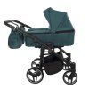 Junama Duo V3 Green luxury baby stroller main view with elegant green design