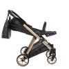 Junama Ellegante Art Deco Black stroller configured as practical travel system