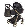 Junama Ellegante Art Deco Black stroller shopping basket for everyday baby essentials