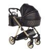 Junama Ellegante Art Deco Black stroller chassis with lightweight aluminium construction