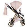 Junama Ellegante Art Deco Pink stroller seat unit for toddlers with adjustable backrest