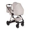 Junama Ellegante Beige luxury stroller rear view showing durable chassis
