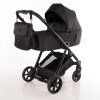 Junama Ellegante Black premium stroller front view with black finish