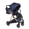 Junama Ellegante Blue stroller seat unit for toddlers with adjustable backrest