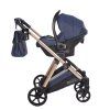 Junama Ellegante Blue stroller car seat side view