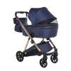 Junama Ellegante Blue front swivel wheels with lock system for better control