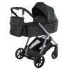 Junama Ellegante Green premium stroller front view with green finish