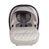 Junama Ellegante Lame Beige stroller car seat front view