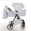 Junama Ellegante Lame Light Blue stroller wheels designed for smooth and stable ride
