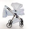Junama Ellegante Lame Light Blue stroller shopping basket for everyday baby essentials