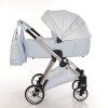 Junama Ellegante Lame Light Blue stroller chassis with lightweight aluminium construction