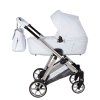 Junama Ellegante Light Blue luxury baby stroller main view with elegant blue design