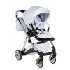 Junama Ellegante Light Blue stroller seat unit for toddlers with adjustable backrest