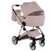 Junama Ellegante Pink front swivel wheels with lock system for better control