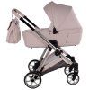 Junama Ellegante Pink luxury baby stroller main view with elegant pink design
