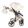 Junama Muffy Cream front swivel wheels with lock system for better control