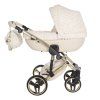 Junama Muffy Cream luxury baby stroller main view with elegant cream design