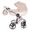 Junama Muffy Rose stroller handle with eco leather finish for comfortable grip