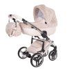 Junama Muffy Rose luxury baby stroller main view with elegant rose design