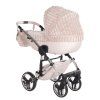 Junama Muffy Rose luxury stroller rear view showing durable chassis