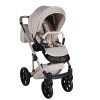 Junama Termo Ellegante Beige sport seat front view with safety harness