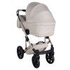 Junama Termo Ellegante Beige luxury stroller rear view showing durable chassis